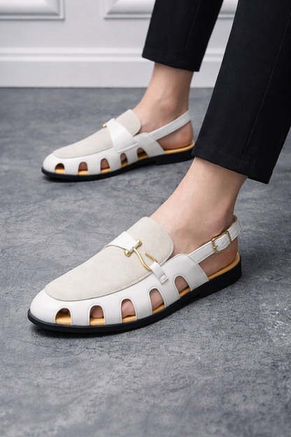 Casual Buckle Low Heel Shoes