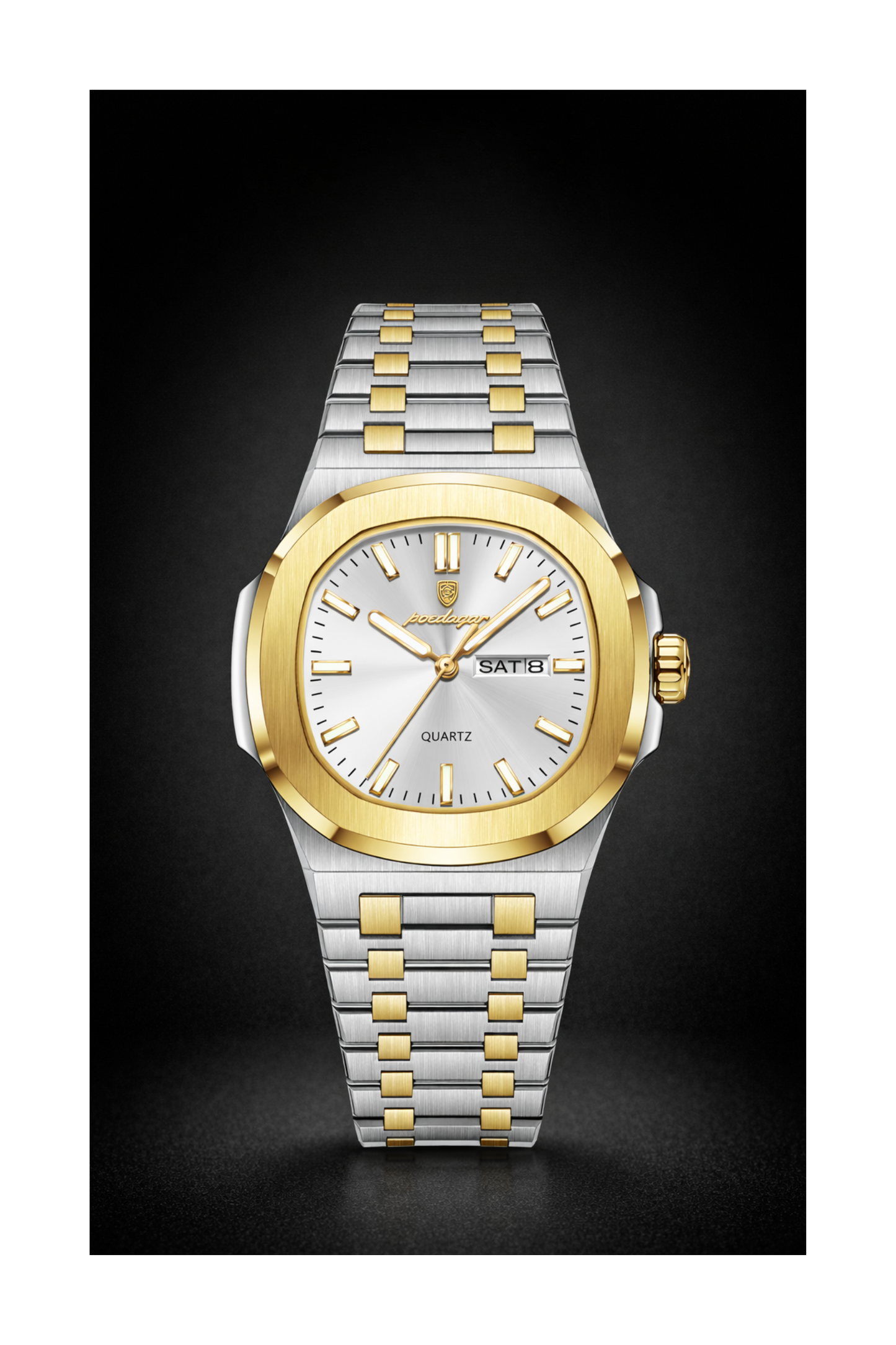 Poedagar Luxury Square Watch