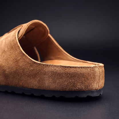 Woven Closed-Toe Mules