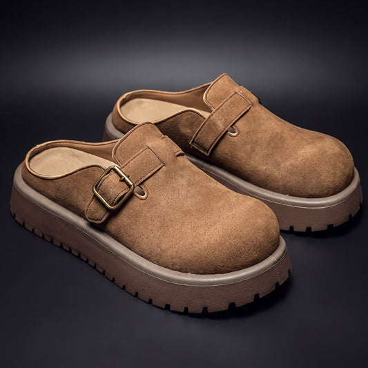Vintage Cork Mule Slippers