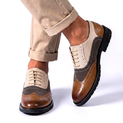 Men's Two-Tone Brogue
