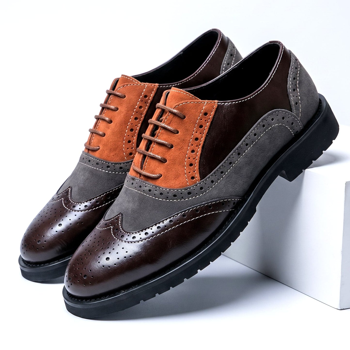 Men's Two-Tone Brogue