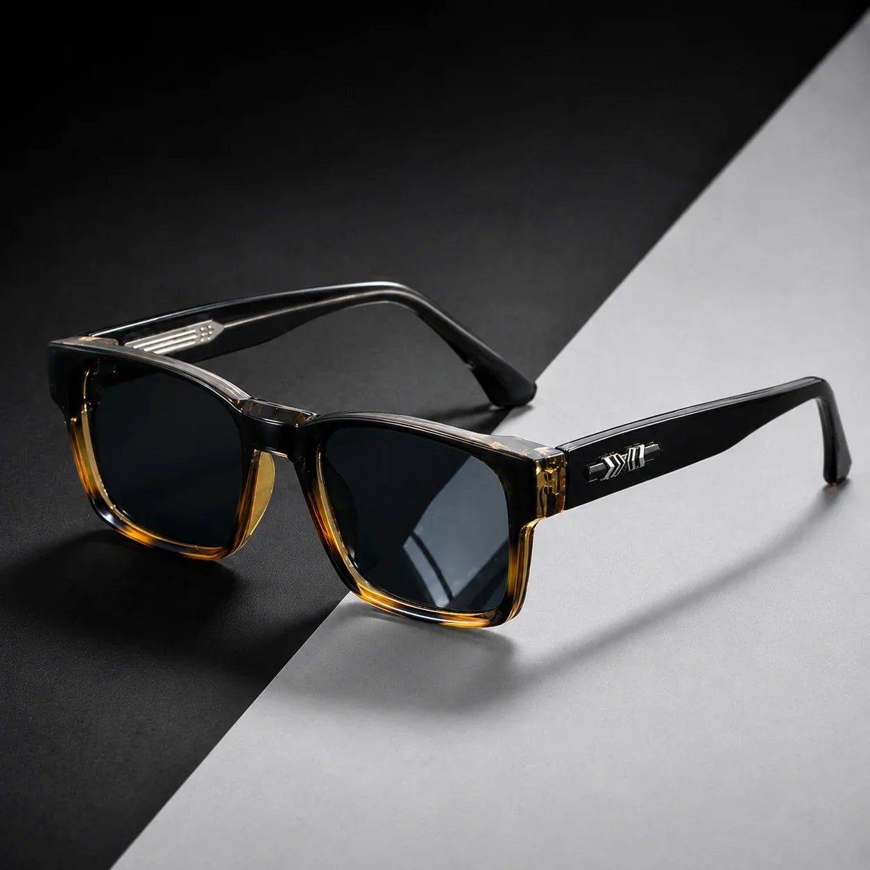 Retro Punk Square Sunglasses