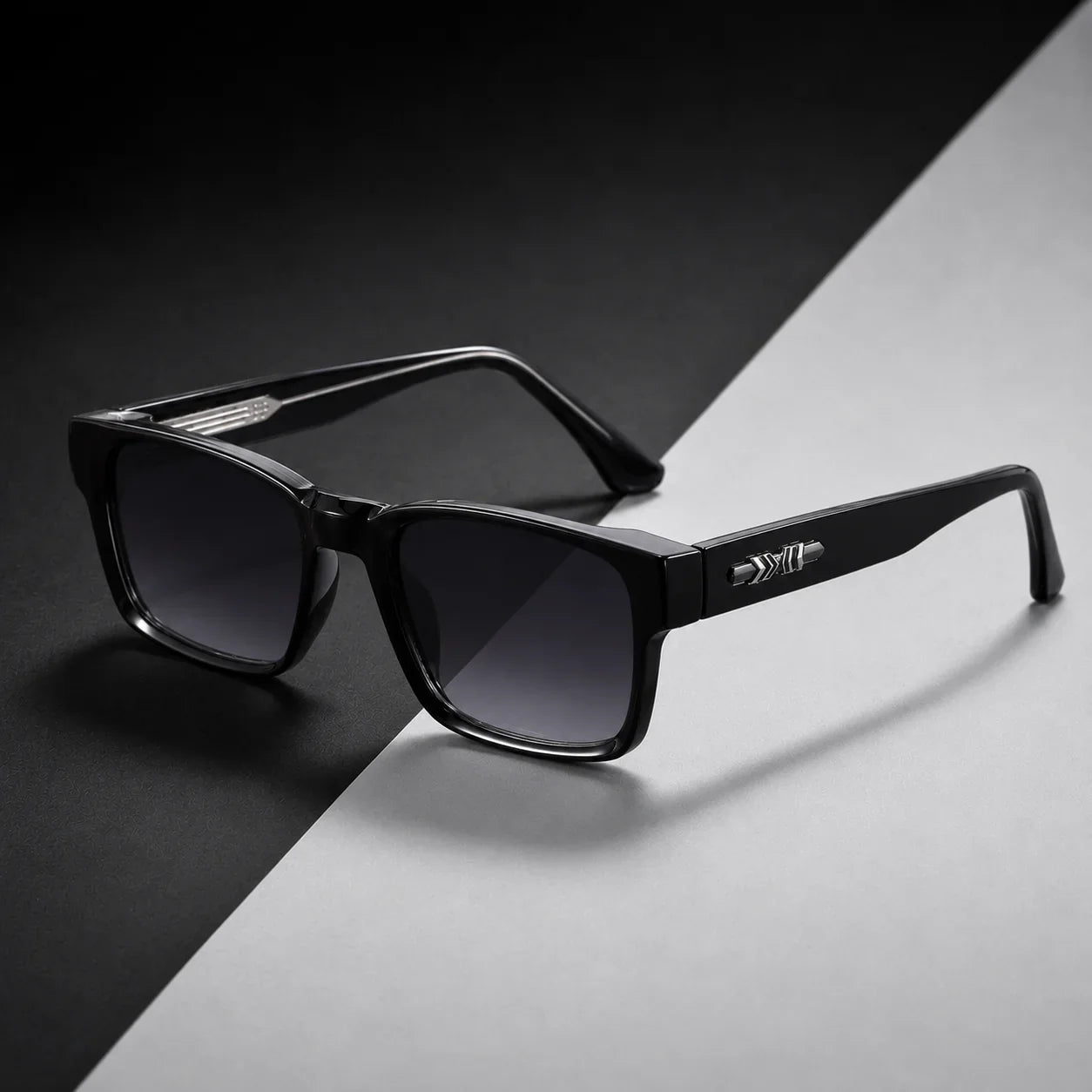 Retro Punk Square Sunglasses