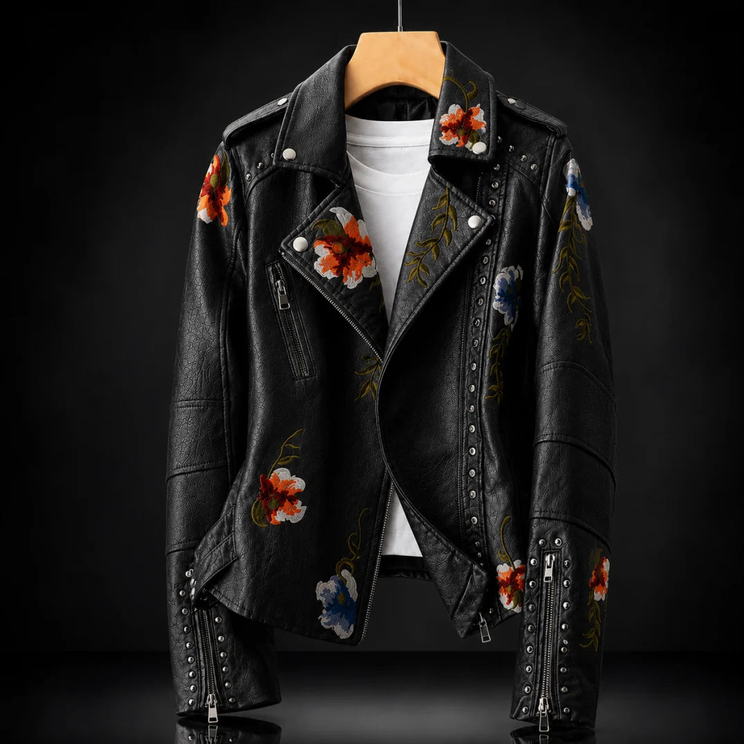 Retro Floral Embroidered Jacket