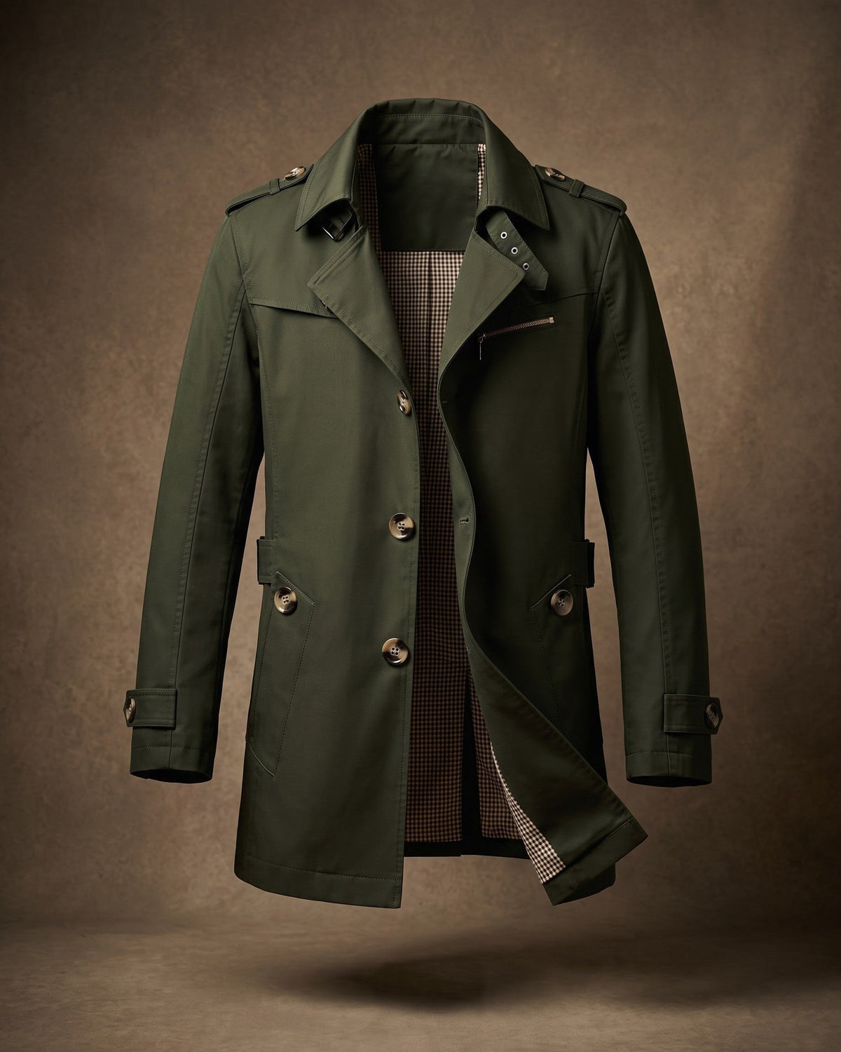 Men's Cotton Trench Coat