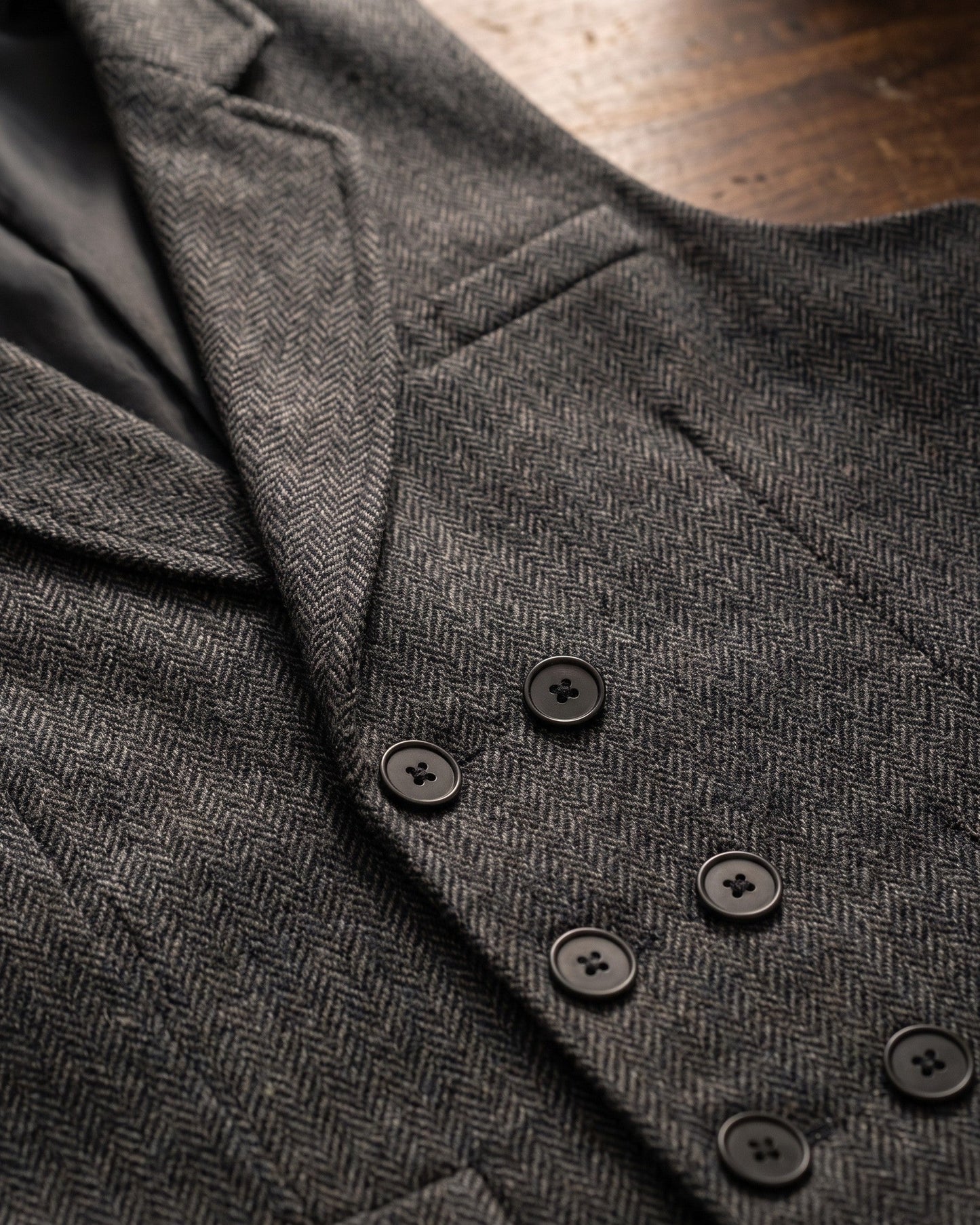 Retro Tweed Suit Vest