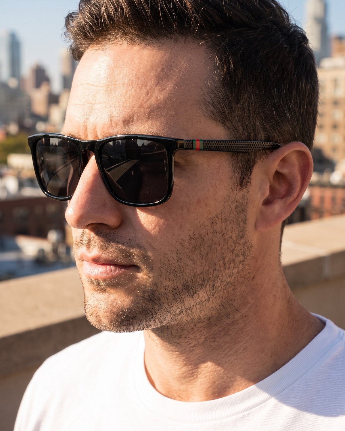 Square Polarized Sport Sunglasses