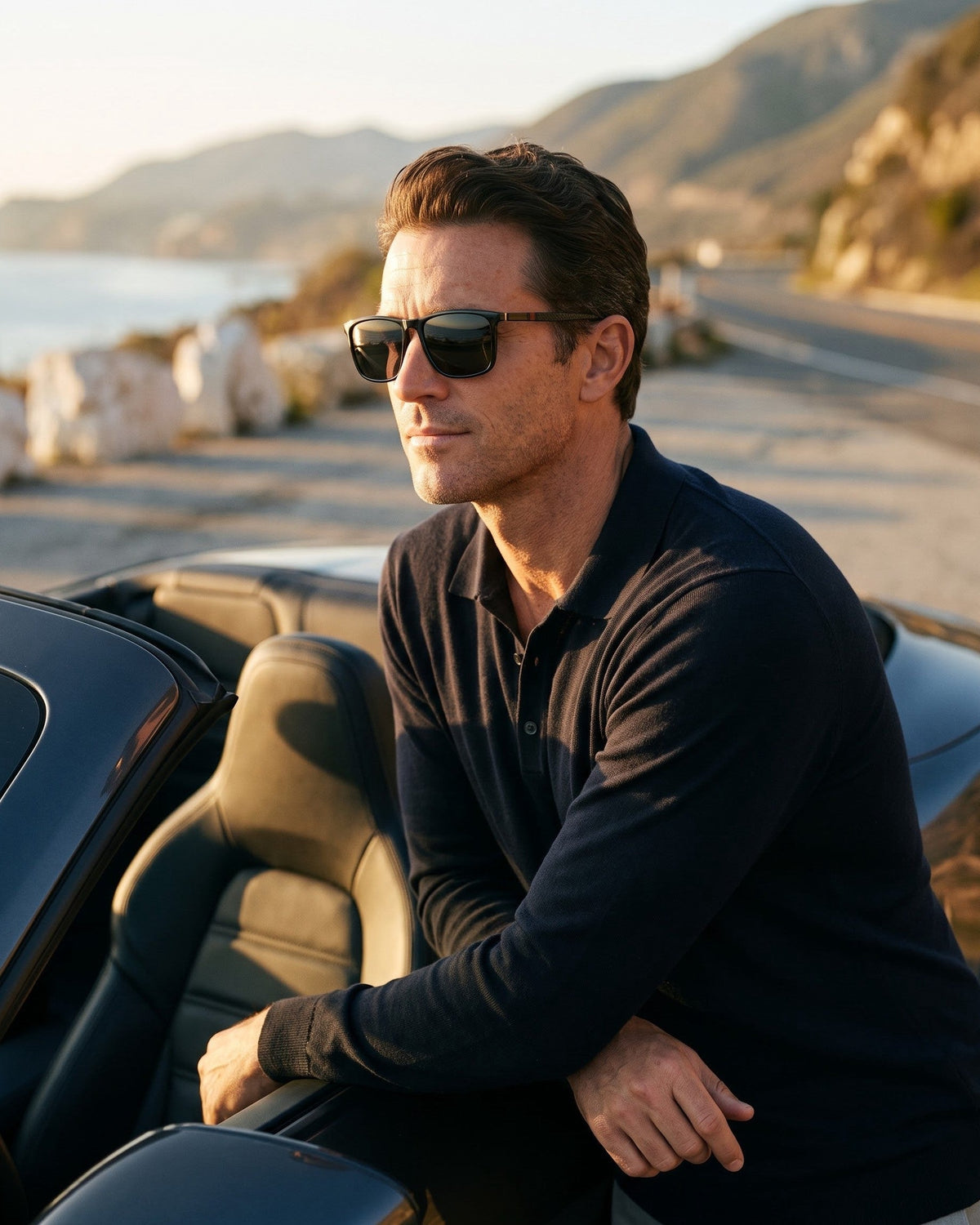 Square Polarized Sport Sunglasses
