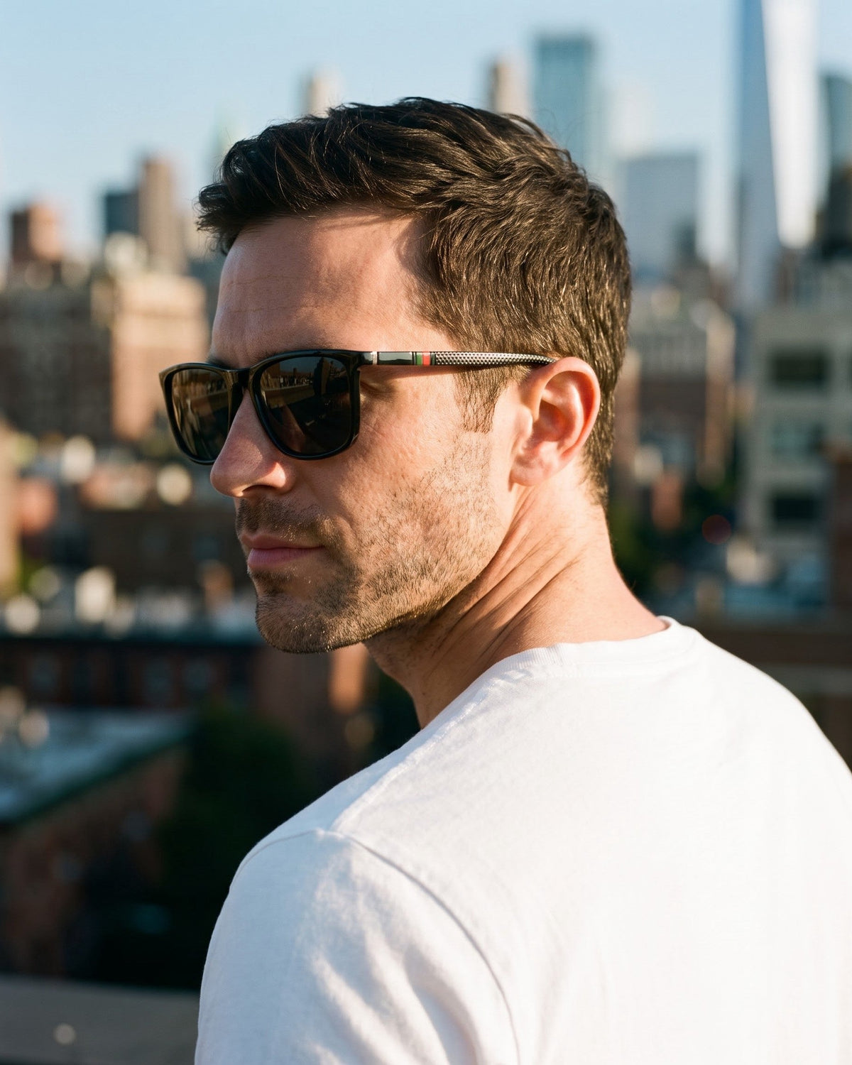 Square Polarized Sport Sunglasses