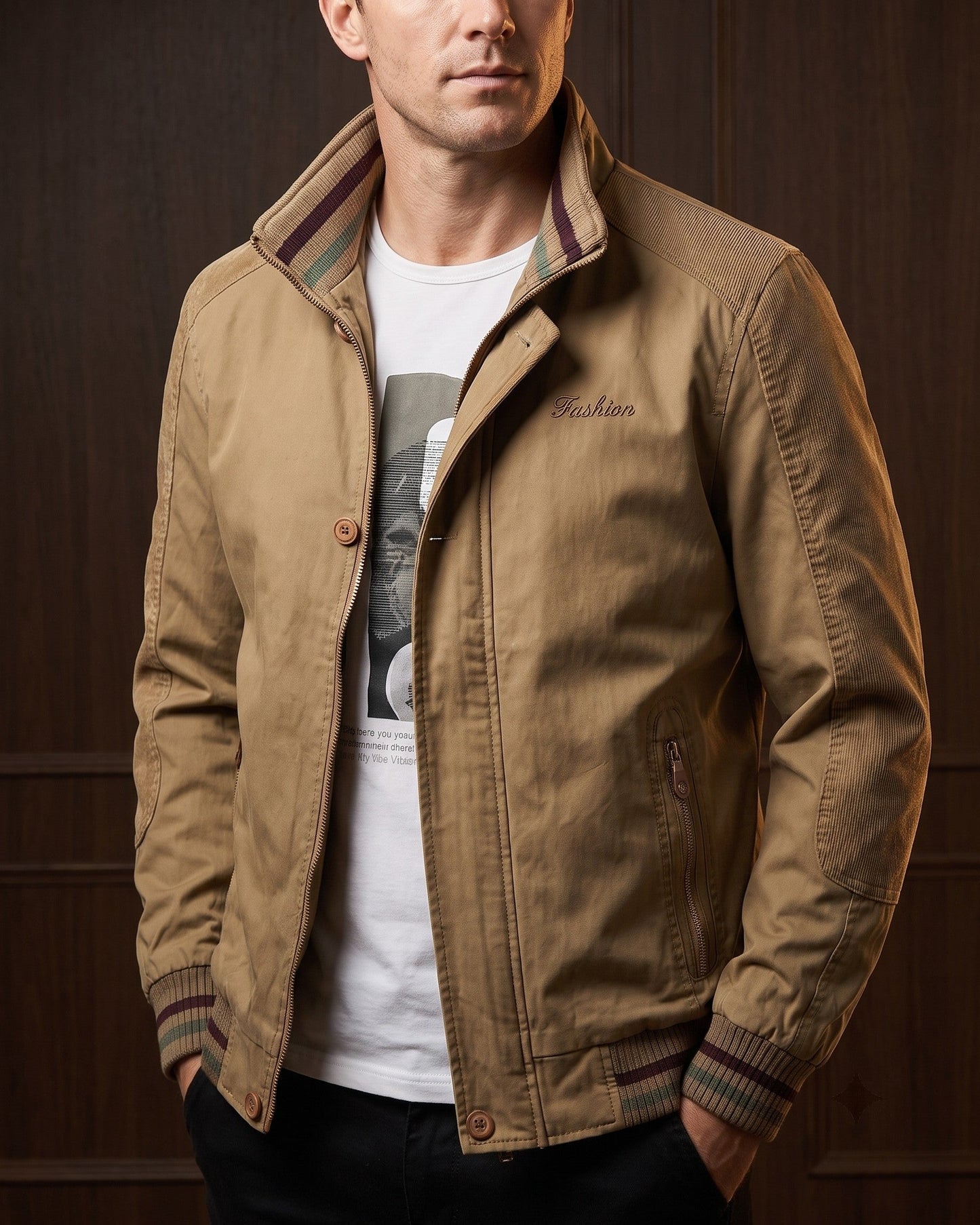 Cotton Windbreaker Jacket