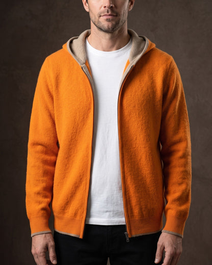 Cashmere Hooded Cardigan