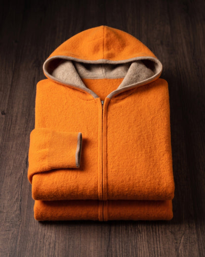 Cashmere Hooded Cardigan
