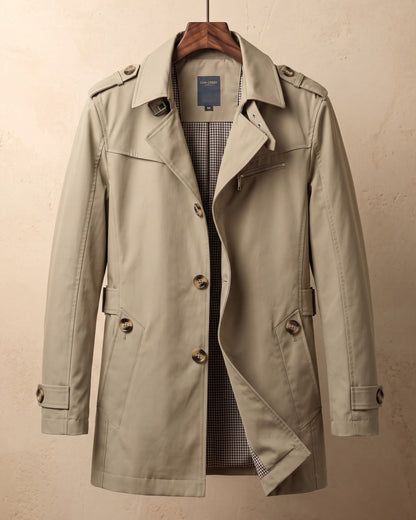 Men's Cotton Trench Coat
