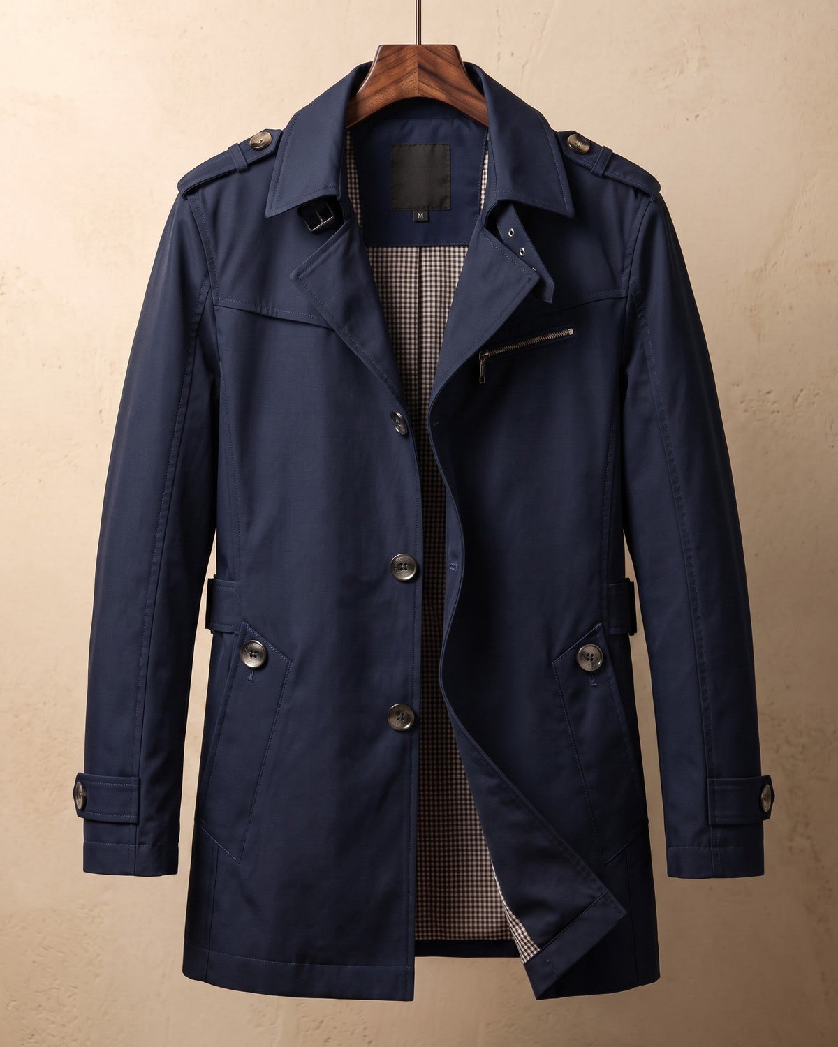Men's Cotton Trench Coat