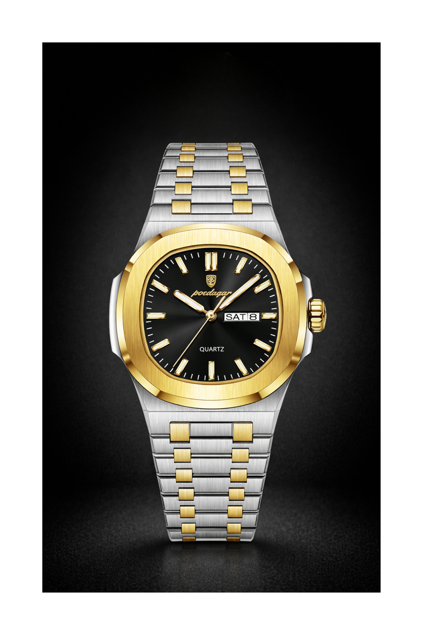 Poedagar Luxury Square Watch