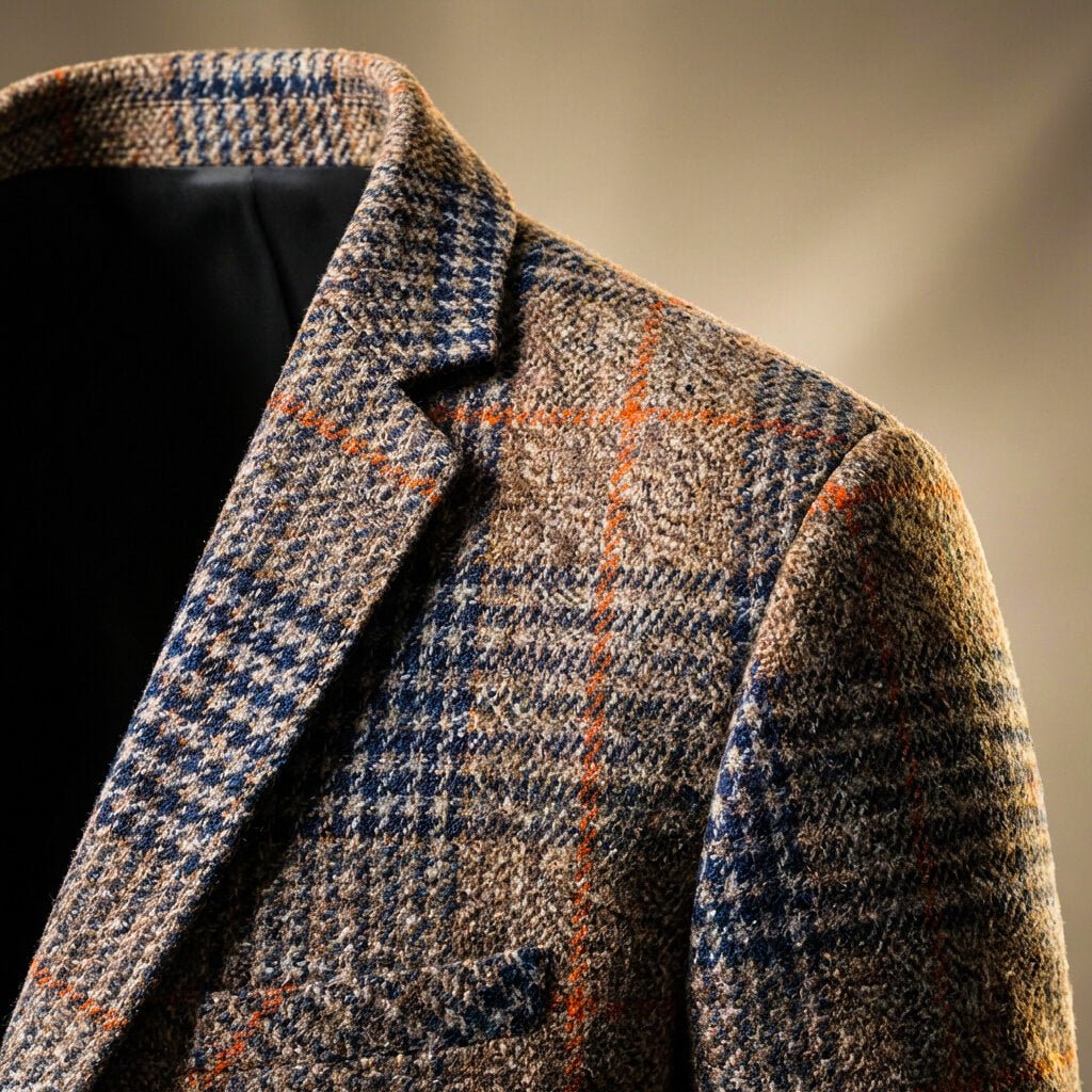 Plaid Slim Fit Blazer