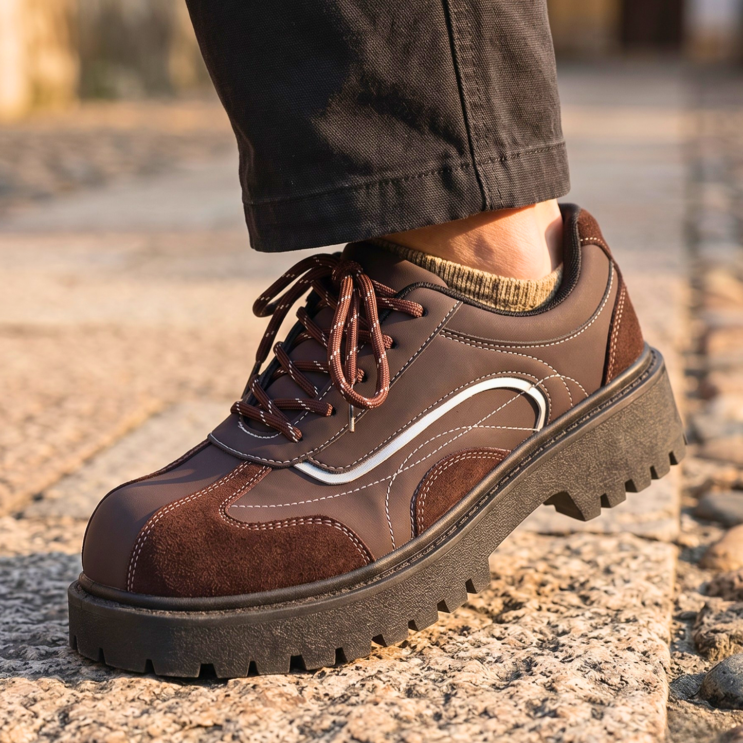 Men's Retro Derby Shoes