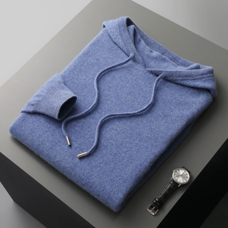 Merino Wool Hooded Sweatshirt
