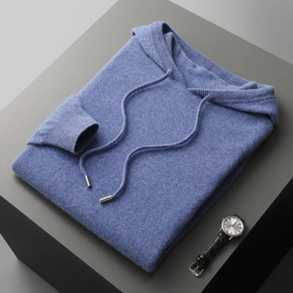 Merino Wool Hooded Sweatshirt