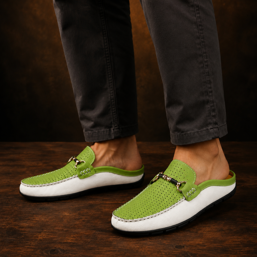 Backless Slip-On Loafers