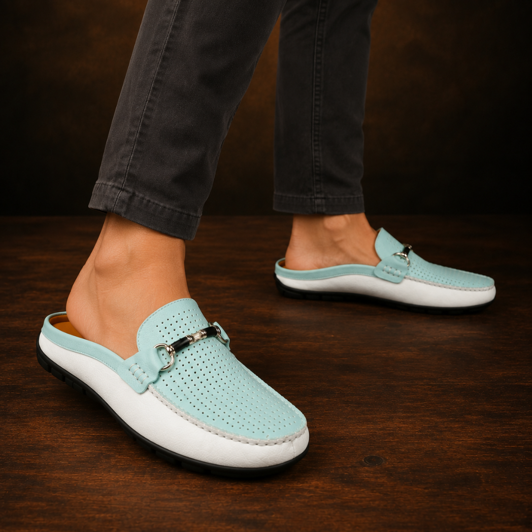 Backless Slip-On Loafers