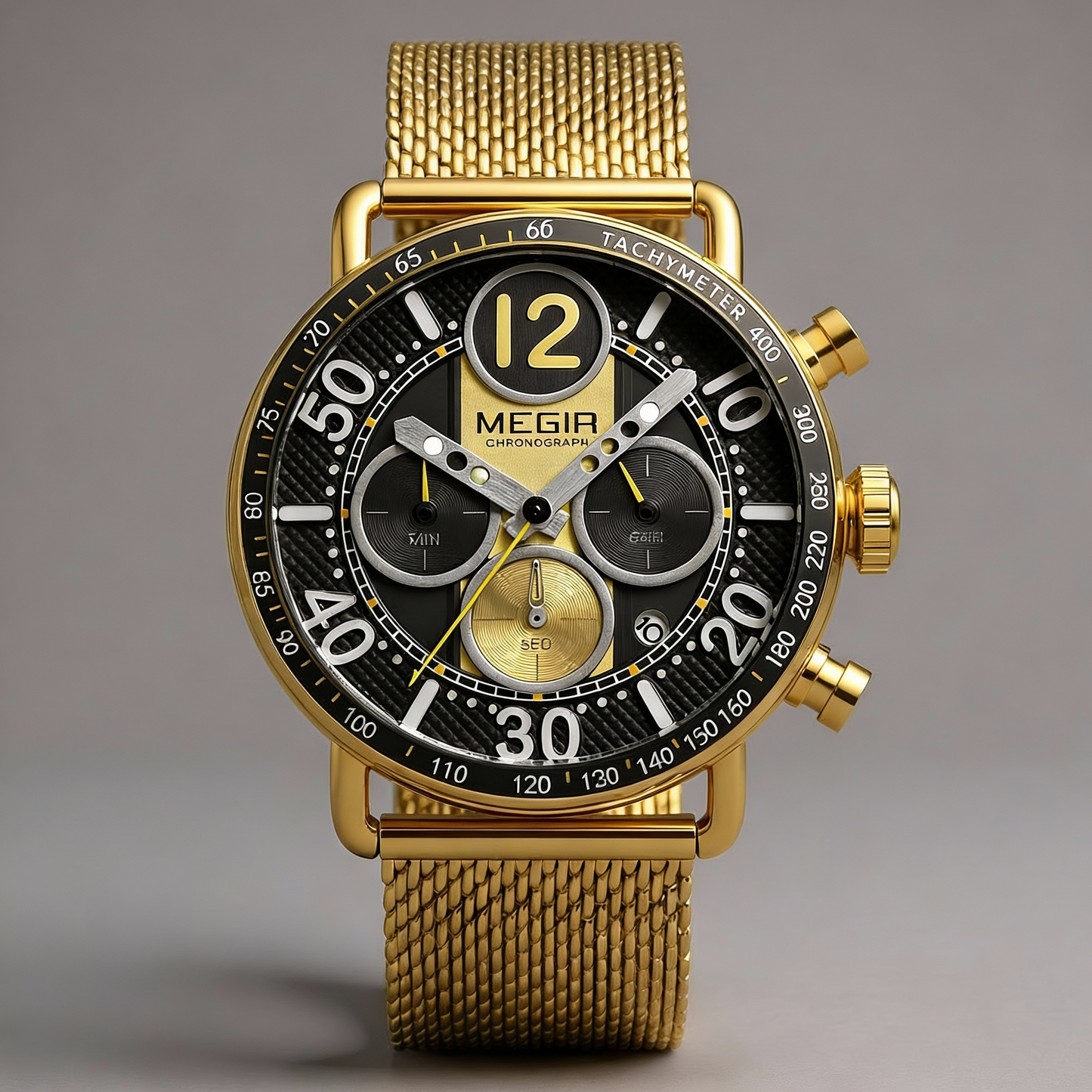 Luminous Stainless Steel Watch