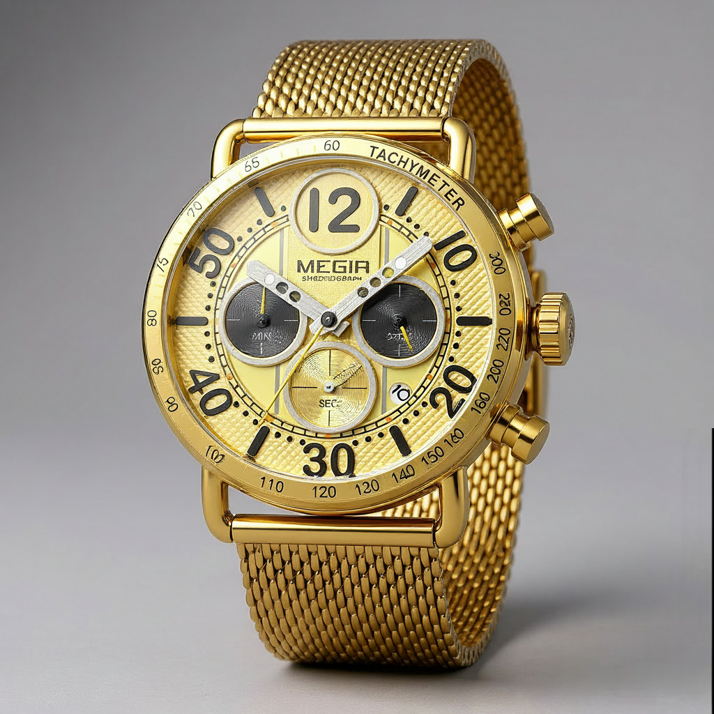 Luminous Stainless Steel Watch