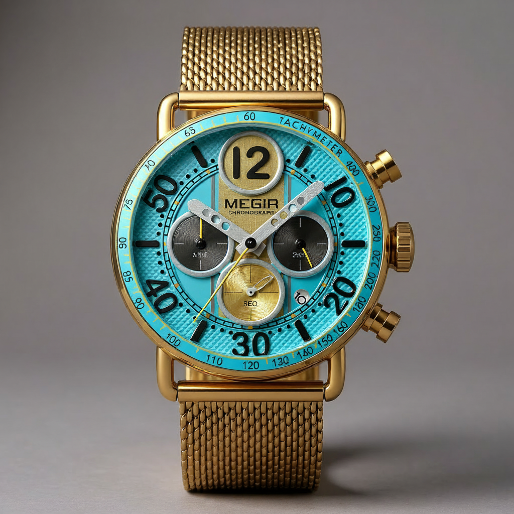 Luminous Stainless Steel Watch