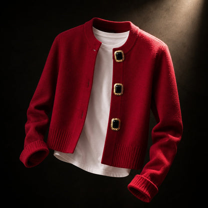 Women's Elegant Knit Cardigan