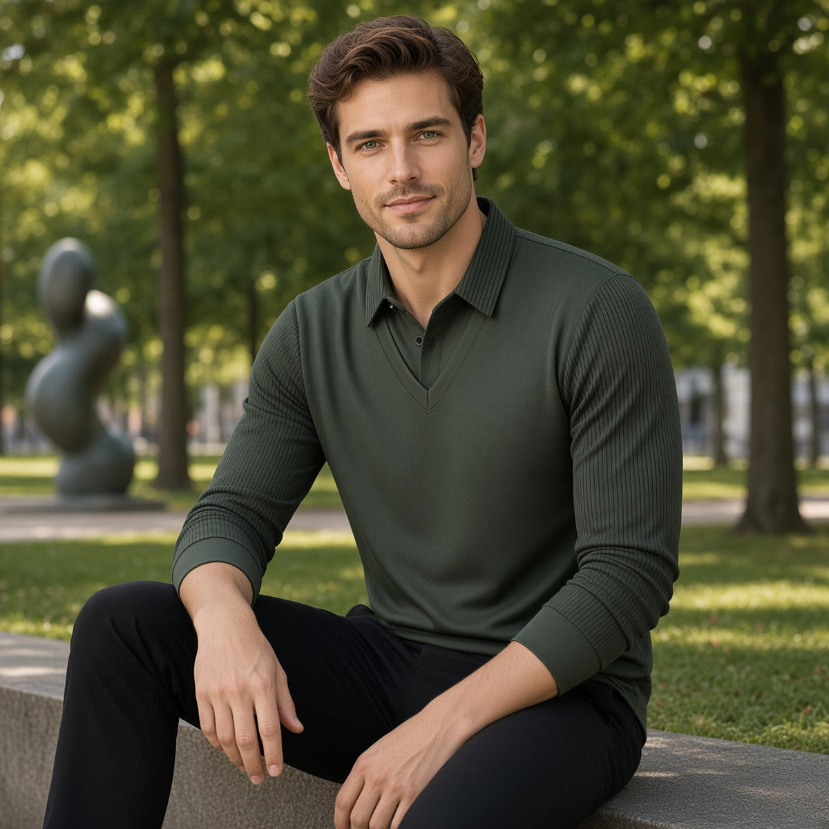 Solid Color Business Top