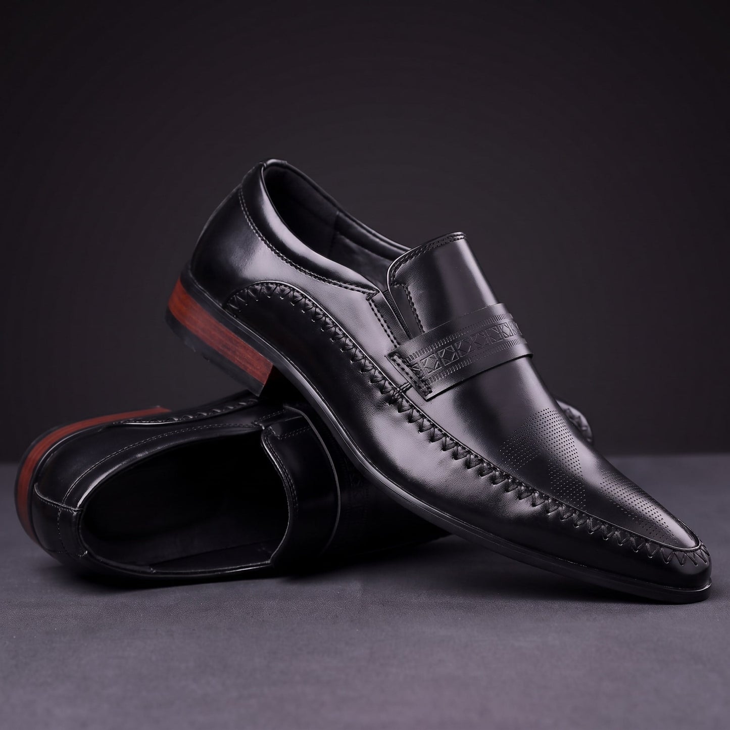Pointed Toe Leather Shoes