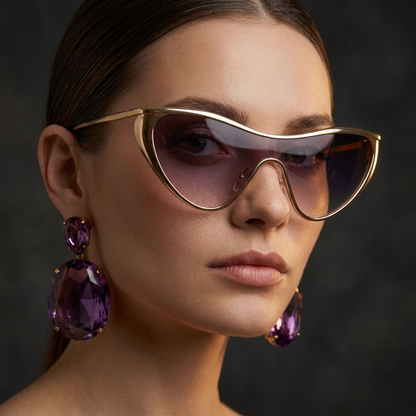 Y2K Punk Shield Eyewear