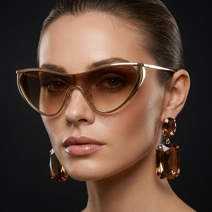 Y2K Punk Shield Eyewear