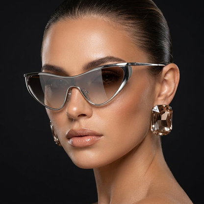 Y2K Punk Shield Eyewear
