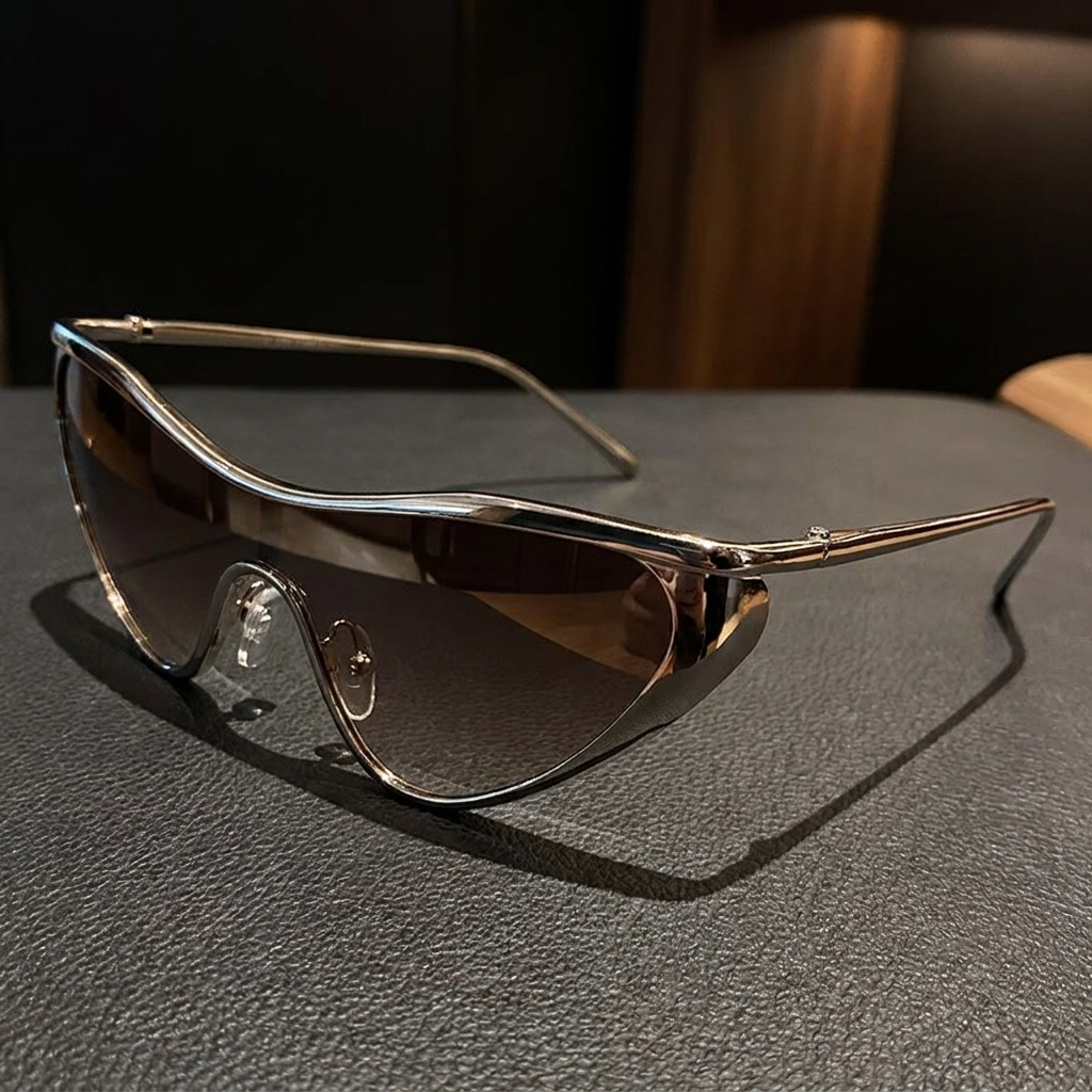 Y2K Punk Shield Eyewear