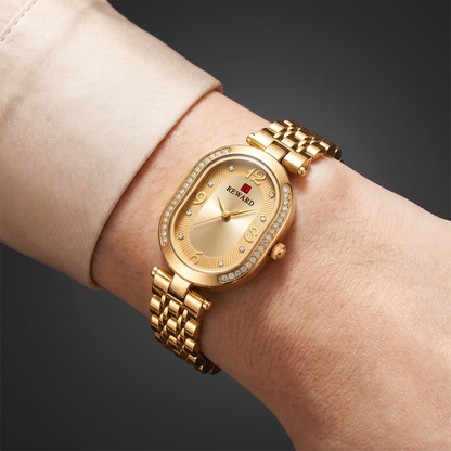 Stainless Steel Quartz Wristwatch
