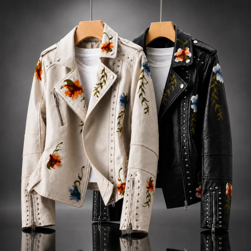 Retro Floral Embroidered Jacket