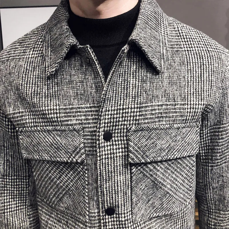 Slim-Fit Woolen Jacket