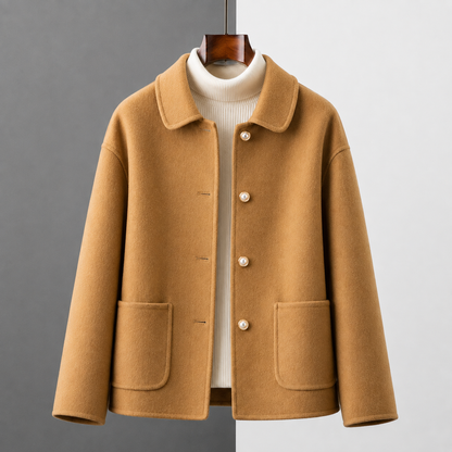 Doll Collar Woolen Coat