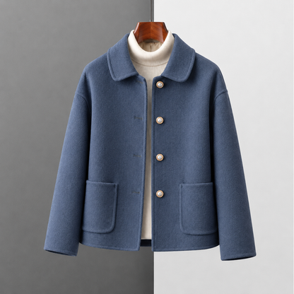 Doll Collar Woolen Coat