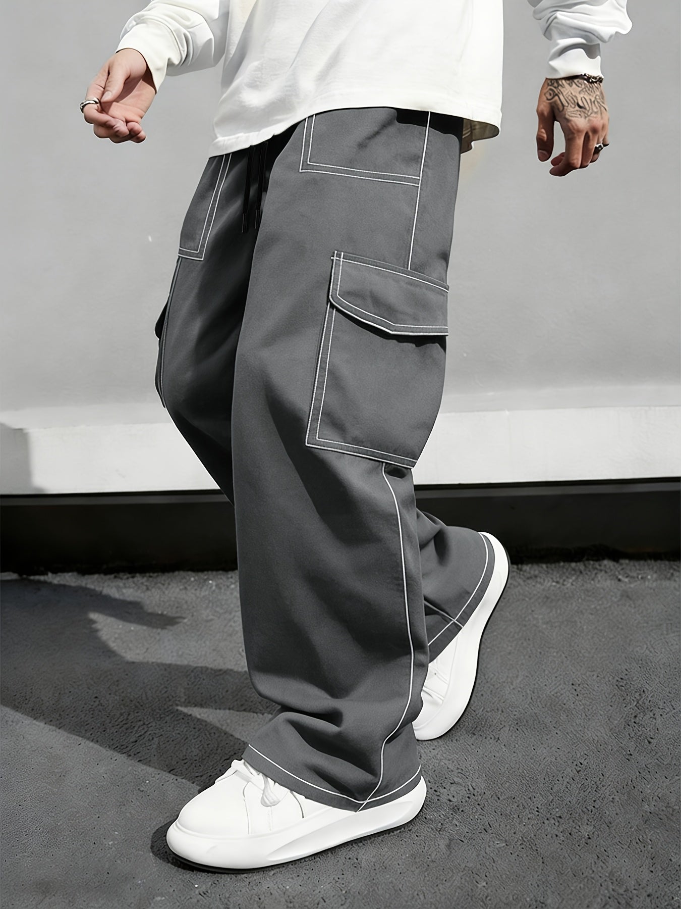 Loose Fit Work Trousers