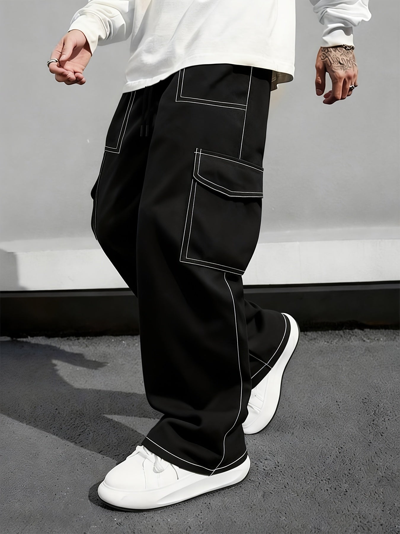 Loose Fit Work Trousers