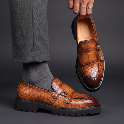 Thick Sole Business Loafers