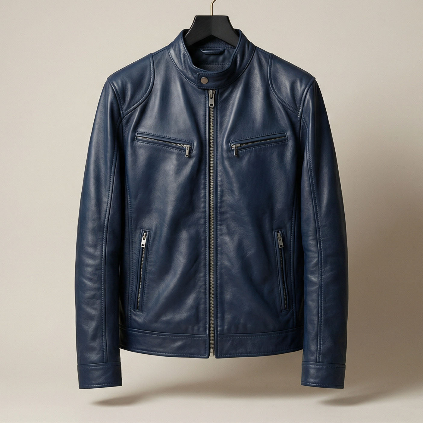 Short Coat Biker Style