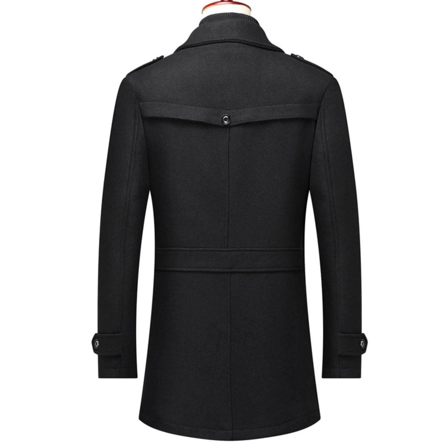 Wool Blend Trench Coat
