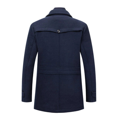 Wool Blend Trench Coat