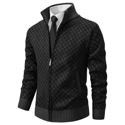 Casual Zip-Up Sweater Jacket