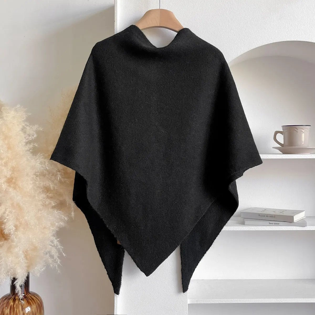 Wool Blend Triangular Shawl