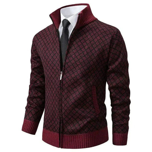 Casual Zip-Up Sweater Jacket